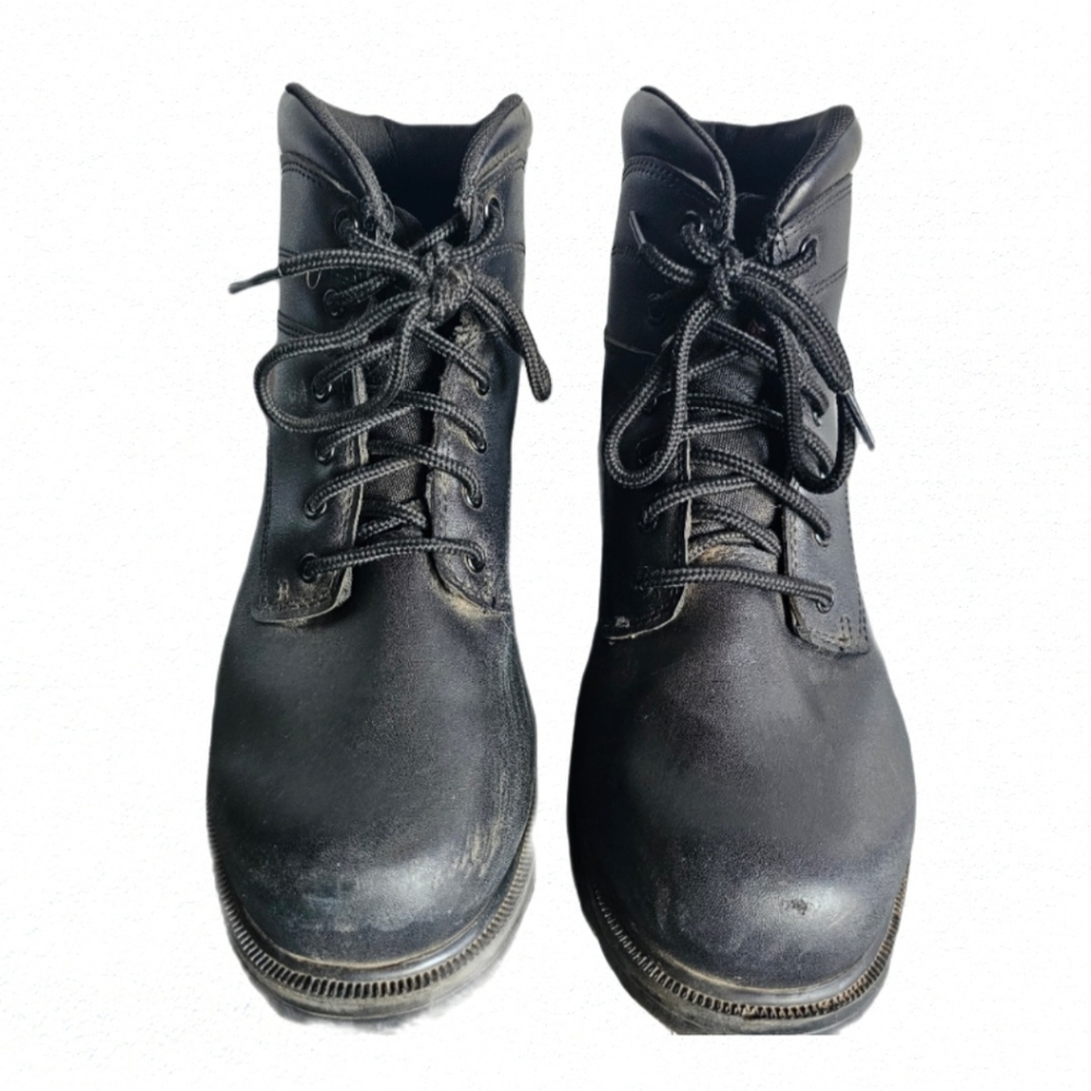 Brahma Men's Black Soft Toe Work Boot Slip & Oil Resistant Size 9.5W